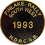 Finlake motorcycle rally badge