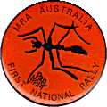 First National motorcycle rally badge from Jean-Francois Helias