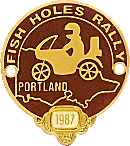 Fish Holes motorcycle rally badge from Jean-Francois Helias