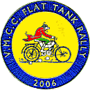 Flat Tank motorcycle rally badge from Jean-Francois Helias