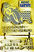 Flugplatz Rennen Speyer motorcycle rally badge from Jean-Francois Helias