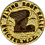 Flying Boot motorcycle rally badge from Alan Kitson
