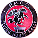 Flying Horse motorcycle rally badge from Tony Graves