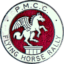 Flying Horse motorcycle rally badge from Russ Shand