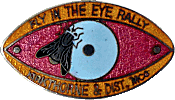 Fly In The Eye motorcycle rally badge