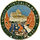 Fontcalda motorcycle rally badge from Jean-Francois Helias