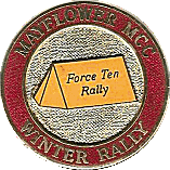 Force Ten motorcycle rally badge from Ted Trett