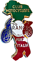 Forza Italia France motorcycle club badge from Jean-Francois Helias