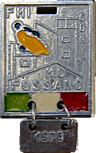 Fossano motorcycle rally badge from Jean-Francois Helias
