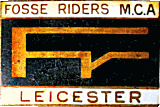 Fosse Riders MCA motorcycle club badge from Jean-Francois Helias