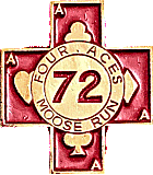 Four Aces Moose Run motorcycle run badge from Jean-Francois Helias