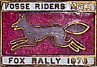 Fox motorcycle rally badge from Terry Reynolds