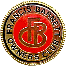 Francis Barnett OC motorcycle club badge from Jean-Francois Helias