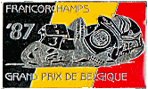 Francorchamps motorcycle race badge from Jean-Francois Helias