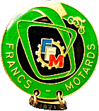 Francs Motards motorcycle rally badge from Jean-Francois Helias