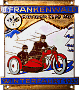 Frankenwald motorcycle rally badge from Jean-Francois Helias