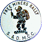 Free Miners motorcycle rally badge from Jean-Francois Helias