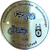 Freundeskreis motorcycle rally badge from Jean-Francois Helias