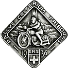 Fribourg Criterium motorcycle rally badge from Jean-Francois Helias