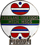 Friesland Toertocht motorcycle rally badge from Jean-Francois Helias