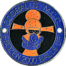Frozen Balls Up motorcycle rally badge from Russ Shand