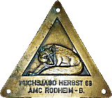 Fuchsjagd Rodheim motorcycle rally badge from Jean-Francois Helias