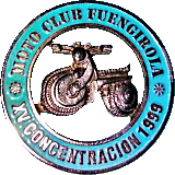 Fuengirola motorcycle rally badge from Jean-Francois Helias