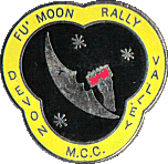 Fu Moon motorcycle rally badge from Russ Shand