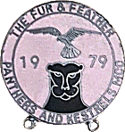 Fur & Feather motorcycle rally badge from Jean-Francois Helias