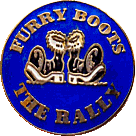 Furry Boots motorcycle rally badge from Jean-Francois Helias