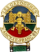 Gazogenes motorcycle rally badge from Jean-Francois Helias