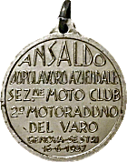 Genova motorcycle rally badge from Jean-Francois Helias