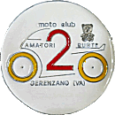 Gerenzano motorcycle rally badge from Jean-Francois Helias