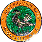 Gert Bustards motorcycle rally badge from Phil Nicholls