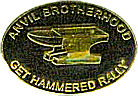 Get Hammered motorcycle rally badge from Alan Kitson