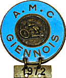 Gien motorcycle rally badge from Jean-Francois Helias