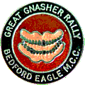 Gnasher motorcycle rally badge from Phil Nicholls
