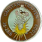 Gnistan motorcycle rally badge from Hans Veenendaal