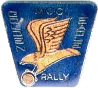 Golden Eagle motorcycle rally badge from Jan Heiland