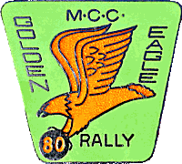Golden Eagle motorcycle rally badge from Jean-Francois Helias