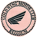 Goldwing Belgium MC motorcycle club badge from Jean-Francois Helias