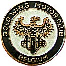 Gold Wing Belgium motorcycle club badge from Jean-Francois Helias