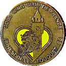 Gold Wing Le Touquet motorcycle rally badge from Jean-Francois Helias
