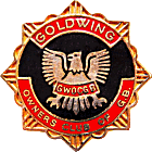 Gold Wing OC of GB motorcycle club badge from Jean-Francois Helias