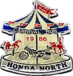 Gold Wing RRA Carnival Run motorcycle run badge from Jean-Francois Helias