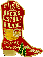 Gold Wing RRA Oregon Roundup motorcycle run badge from Jean-Francois Helias