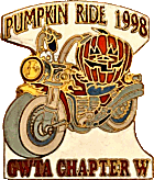 Gold Wing TA Pumpkin Ride motorcycle run badge from Jean-Francois Helias