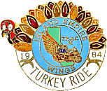 Gold Wing Turkey Ride motorcycle run badge from Jean-Francois Helias