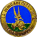 Gold Wing Wingauloise motorcycle rally badge from Jean-Francois Helias