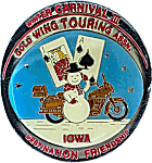 Gold Wing Winter Carnival motorcycle rally badge from Jean-Francois Helias